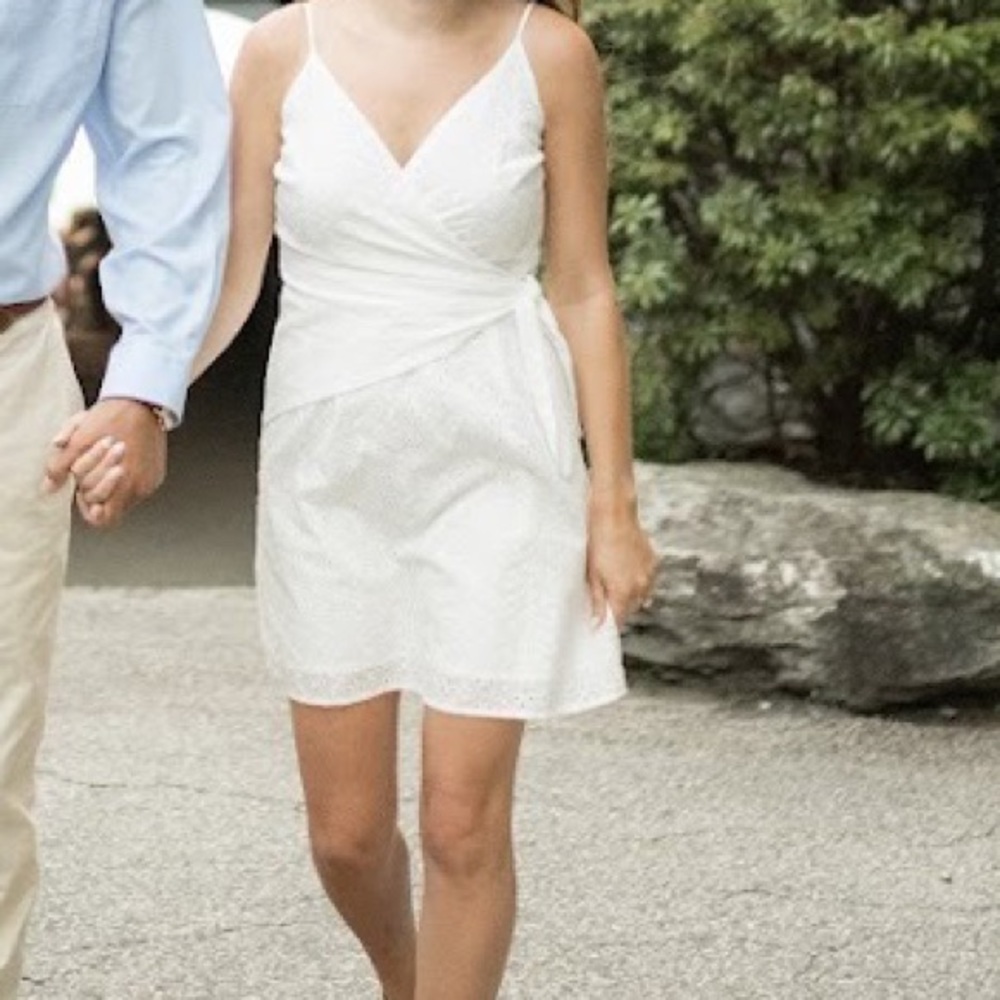 Gianni Bini White Eyelet Dress